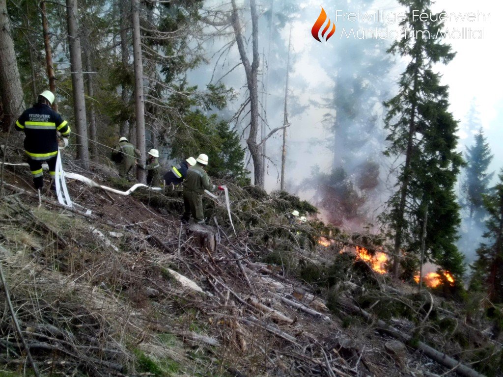 Waldbrand Göriacher Alm - Plankogel