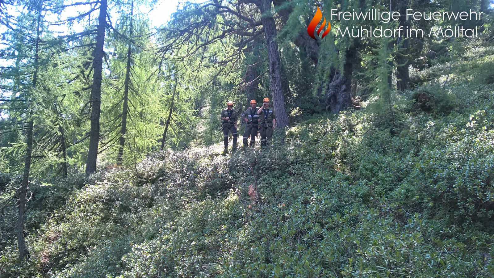 Waldbrand Mühldorfer Alm