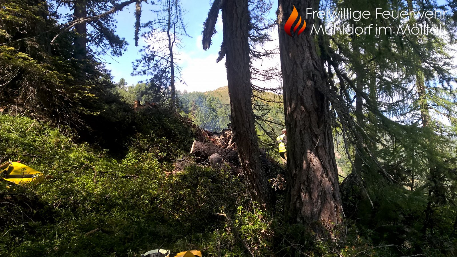Waldbrand Mühldorfer Alm