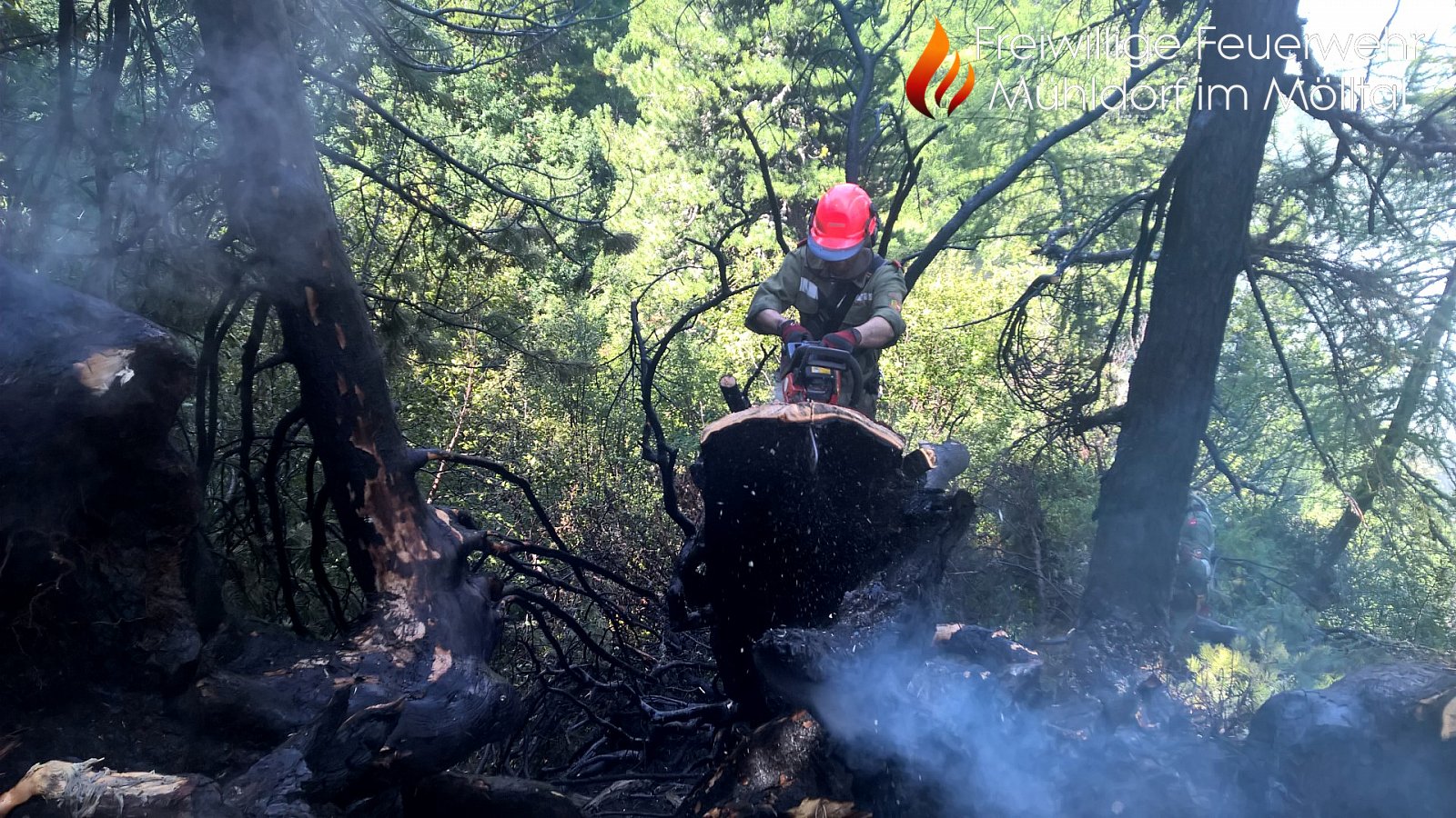 Waldbrand Mühldorfer Alm