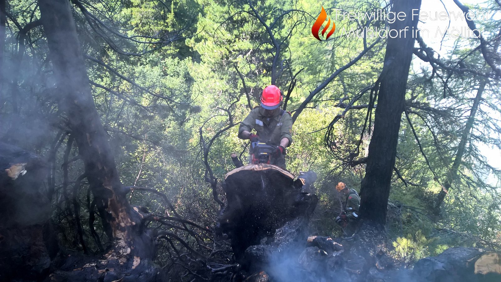 Waldbrand Mühldorfer Alm