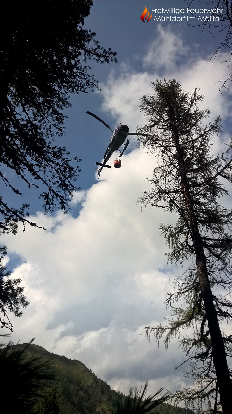 Waldbrand Mühldorfer Alm