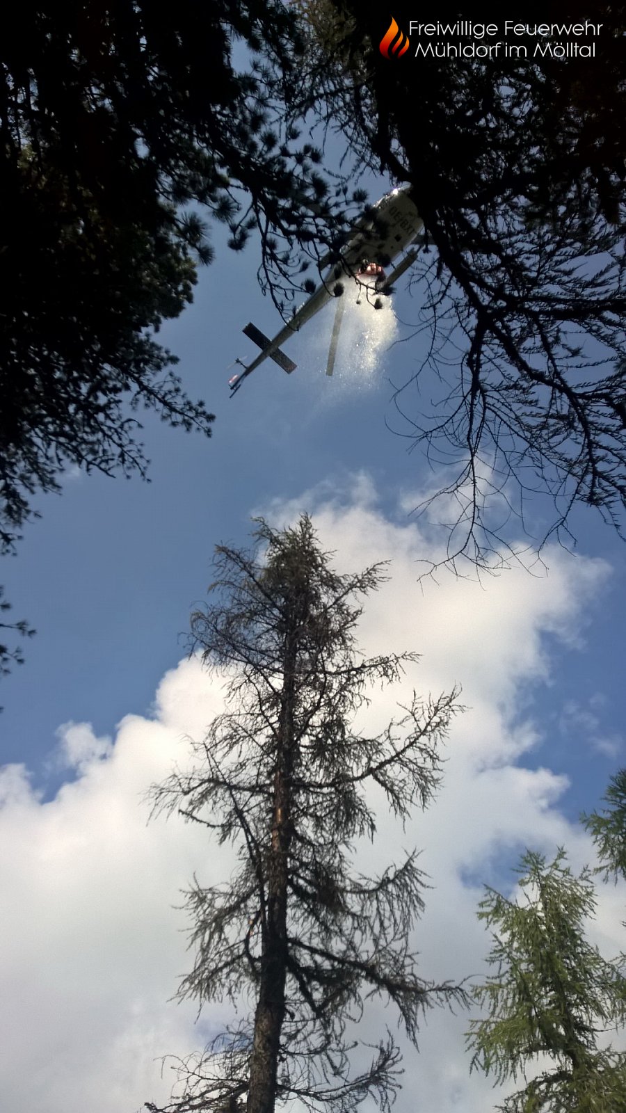 Waldbrand Mühldorfer Alm