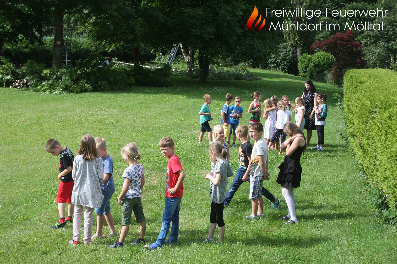 Einsatzübung in der Volksschule Mühldorf