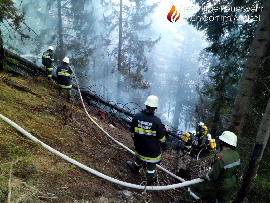 Waldbrand Göriacher Alm - Plankogel