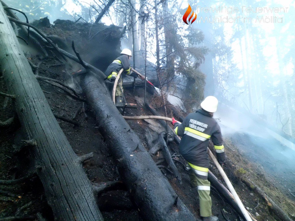Waldbrand Göriacher Alm - Plankogel