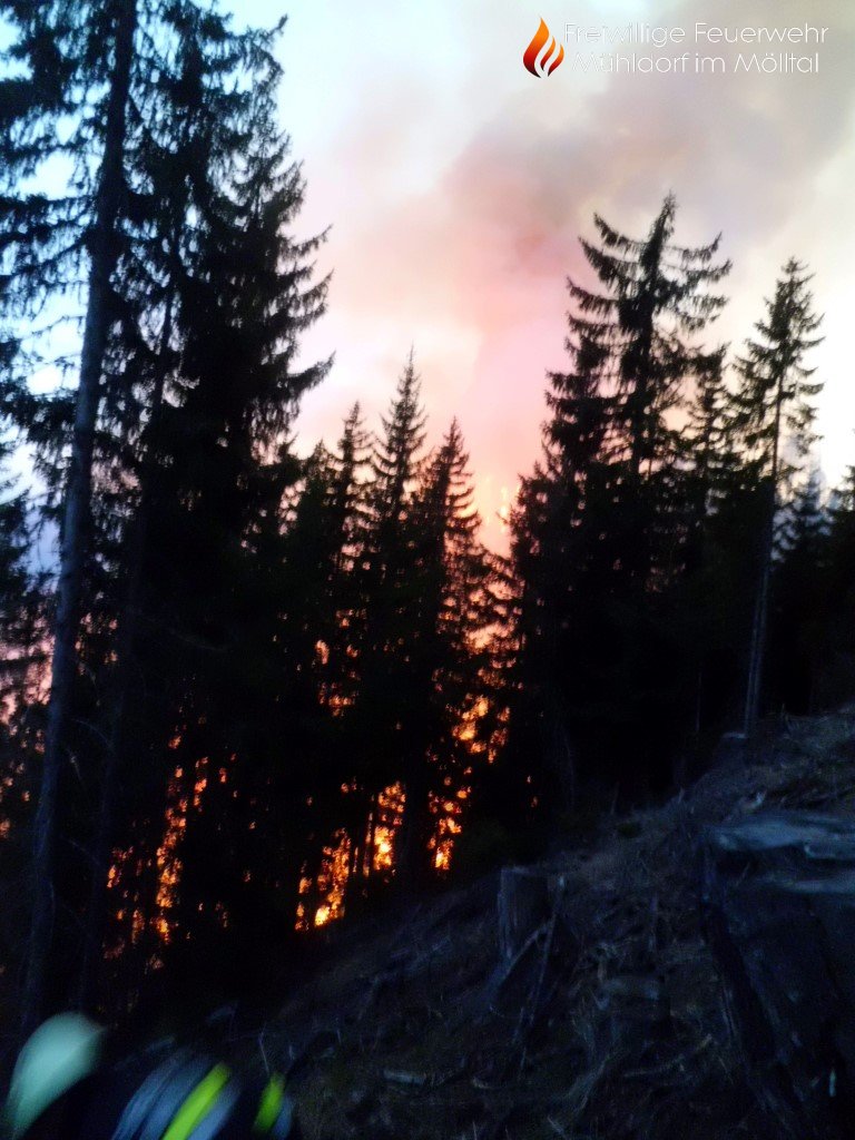 Waldbrand Göriacher Alm - Plankogel