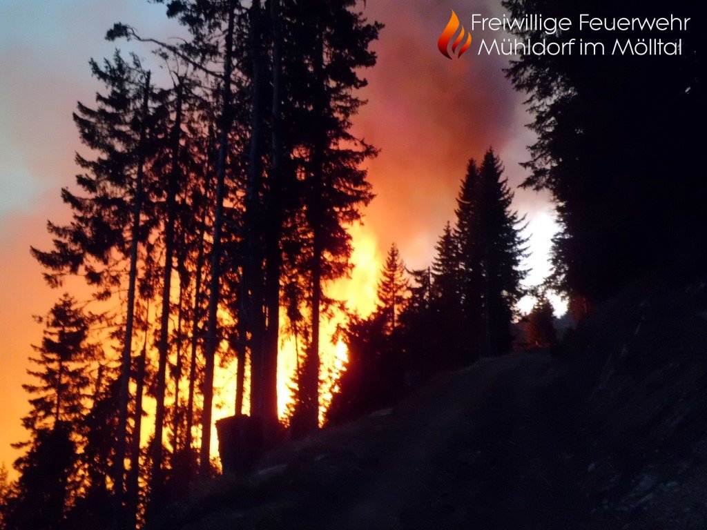 Waldbrand Göriacher Alm - Plankogel