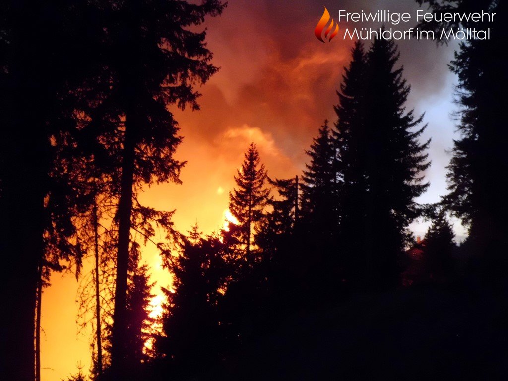 Waldbrand Göriacher Alm - Plankogel