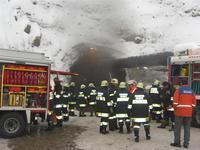 02.12.2010 - Brand eines Radladers auf der Baustelle Reißeck II