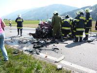 17.04.2011 - Verkehrsunfall auf der B 106 Höhe Rappersdorf